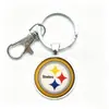 NFL Novo Time 32 Chaveiro de Liga de Zinco Time Gem Chaveiro para Carro Bolsa Venda Direta da Fábrica Em Estoque