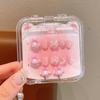Pegatinas de uñas autoadhesivas impermeables con dibujos animados para niños, pegatinas para uñas de bebé, pegatinas lindas para uñas de niña pequeña