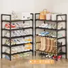 Estante de Zapatos Simple de Múltiples Niveles para Entrada, Hogar, Dormitorio, Armario Pequeño Estrecho Ahorrador de Espacio para Almacenamiento