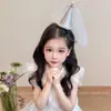 Dulce Novia Nuevo Encaje Feliz Cumpleaños Malla Estilo Ins Clip de Lazo Tocado Flequillo Horquilla Accesorios para el Cabello