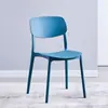 Mesa de Jantar e Cadeiras para Casa Plástico Moderno Espessado Simples Cadeira de Jantar Encosto Banco Confortável para Sentar por Longos Períodos Cadeira com Encosto Cadeira