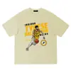 Camiseta de Manga Corta de Algodón Puro de Fibra Larga East Crown Haliburton Top Holgado Camiseta de Baloncesto de Verano Jersey de los Pacers