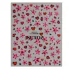 Novos Adesivos de Unha Artística Estrela com Estampa de Leopardo Doce e Picante Rosa Doce Estrela de Cinco Pontas Estampa de Leopardo Adesivos de Unha Adesivos