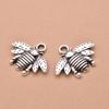 Suministro directo de fábrica accesorios de joyería yin hai colgante de abeja de plata antigua colgante pequeño 20*16MM venta al por mayor