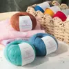 Comercio exterior hilo de mohair de bebé sudafricano para tejer a mano ganchillo DIY hilo fino hilo de mohair de seda ovillo de caballito de mar venta al por mayor