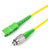 Patch Cord de Fibra Óptica SC-SC/APC Monomodo Mononúcleo SC/APC-SC/APC Conector Verde Ingeniería Especial para Radio y Televisión
