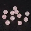 Pedras Soltas de Calcedônia Rosa Cristal Rosa Semi-Acabado Quartzo Jade Pulseira Trançada de Contas Artesanal DIY Colar Venda por Atacado