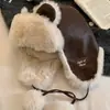 Gorro de invierno estilo noreste para hombres y mujeres, con forro de polar, material grueso, diseño a prueba de viento, protección facial y para el cuello integrada, y estilo cálido de poner