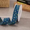 Rollo Grande de Cinta de Mezclilla con Estrellas Estilo Retro Accesorios de Mezclilla para Manualidades Zapatos Sombreros Juguetes Cinta para Empaque de Regalos