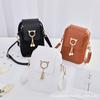 Bolsa para Teléfono Móvil Estilo Coreano Bolsos de Dama 2021 Moda Bolso de Hombro para Mujer Venta al por Mayor Exportación Bolsa Pequeña Venta al por Mayor de Una Pieza