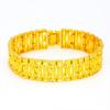 Joia de fornecimento transfronteiriço de ouro de areia do Vietnã Moeda europeia criativa banhada a ouro pulseira masculina de personalidade dominadora ouro de areia grosso