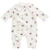 Estilo Ins Pelele de Algodón Puro para Recién Nacidos Protección de Barriga de Bebé Ropa de Manga Larga Estilo Monje Bebé Sin Costuras Aire Acondicionado Estilo Delgado Transfronterizo