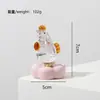 Bestseller transfronterizo gallina de vidrio giratorio de cerámica animal de cristal adorno de decoración del hogar manualidad creativa de escritorio