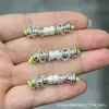 Nuezas Cuentas Espaciadoras Universales para Ejes de Cobre con Estrella y Luna Coco Accesorios para Juguetes DIY DIY