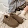 Zapatos de algodón estilo Birkenstock forrados de felpa y engrosados para mujer, con suela gruesa, de la nueva colección otoño/invierno 2026, estilo slip-on versátil y fácil de llevar, y diseñados para abrigar.