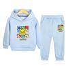 Conjunto de Suéter para Niños y Niñas 2022 Primavera y Otoño Nuevo Casual Holgado Versátil Pantalones Deportivos Sudadera con Capucha para Niños Moderna