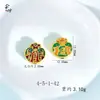 Accesorios de Joyería DIY de Cinco Vías Dios de la Riqueza Oro de Arena Vietnamita Colgante Redondo Mantra de Seis Palabras Cobre Chapado en Oro Estilo Étnico Colgante Redondo con Agujero