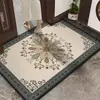 Felpudo Sencillo de Entrada Estilo Chino, Felpudo para Raspar Barro y Suciedad, Felpudo de Cristal Terciopelo Resistente a Manchas y al Desgaste