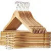 Percha de Madera Maciza P66 para Uso Doméstico, Tienda de Ropa, Percha que No Marca para Armario, Colgador de Ropa de Madera, Transfronterizo