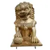Templos Adornos de León de Cobre Puro Escultura de León de Cobre Antigua de la Ciudad Prohibida de China Punto Escénico Puerta León Grande de Cobre Fundido Producción