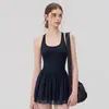 Roupas de Yoga Transfronteiriças Atacado Verão Novo Estilo Esportes Secagem Rápida Regata Saia de Tênis Shorts Feminino Emagrecimento Fitness Saia Curta Dropshipping