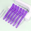 Pinza para el cabello de fábrica, pinza sin costuras para cortar el cabello, forma de partición, pinza de posicionamiento, flequillo, horquilla, pinza de pico de pato de boca larga