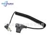 Cable de Alimentación Yuntianmeng D-Tap a DC5.5 con Bloqueo Macho y Pinza de Cola para Equipo de Monitor, Indicador Luminoso de Enchufe Anti-Inversión