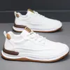Sapatos Casuais Masculinos, Couro de Cano Baixo Tendência Versátil Fashionável Respirável Casuais de Couro, Novos Sapatos de Couro Business Masculinos