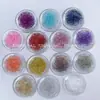 Nuevo arte de uñas estilo japonés hilo dorado y plateado, hilo fino con purpurina, malla de hilo multicolor versátil, material de hilo dorado y plateado de 14 colores