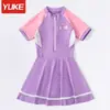 Trajes de baño para niñas, nuevos modelos de una pieza y dos piezas, trajes de baño de entrenamiento para niñas y niños mayores, venta directa y al por mayor desde el fabricante