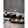 Recipiente para aceite esencial cuenco para aceite esencial plato para aceite esencial bandeja de cerámica herramienta de masaje para spa botella de aroma salón de belleza