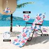 Venta Directa En Stock Microfibra Doble Cara Polar Portátil Absorbente de Agua Secado Rápido Cubierta para Silla de Playa Cubierta para Sillón
