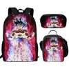 La Mochila de Dragon Ball Más Vendida de Amazon para Estudiantes de Primaria y Secundaria Mochila Escolar de Dragon Ball Mochila de Dibujos Animados de Tres Piezas