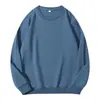 Sudadera Unisex Color Liso Cuello Redondo Estilo Primavera y Otoño 260g Estampada Ropa de Trabajo Uniformes de Clase Sudadera de Manga Larga Pullover Venta al por Mayor