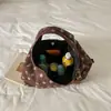 Bolsa Casual de Ombro Único para Axila Estilo Coreano 2062 Nova Bolsa de Nylon com Bolinhas Grande Capacidade Sensação de Uso Diário