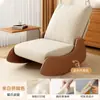 Mecedora de Madera Maciza, Sillón Retro, Silla Sofá Individual para Balcón, Silla de Ocio para Sala de Estar en Casa, Silla Nueva Estilo para Dormir y Reclinarse