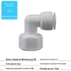 Conector rápido para purificador de água 2 pontos 3 pontos conversão máquina de água pura conexões de tubo de água conector rápido roscado atacado válvula de esfera de três vias