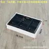 Caja de Embalaje de Fruta Fresca de Seis Compartimentos de Moda con Tapa Caja Desechable para Picnic al Aire Libre para Cortar y Empacar Fruta