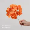 Flores Artificiales de Colores Otoñales para Bodas, Materiales Florales Decorativos Naranja-Amarillo, Flores Falsas para Decoración de Hoteles, Arreglos de Flores Artificiales de Plástico para Paisajismo