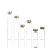 Botellas de Vidrio de Borosilicato Alto para Líquidos Orales, Botellas de Vidrio Transparentes, Frascos para Muestras, Frascos de 5-30ml, Botellas de los Deseos, Embalaje al por Mayor