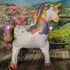 Puesto de Celebridad de Internet con Productos Nuevos con Ruedas Globo Caminante Película de Aluminio Elefante Jirafa Unicornio Caballo Dinosaurio Modelado Animal de Dibujos Animados