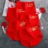 Ropa interior para mujer del Año de la Serpiente, Algodón de Cintura Alta Talla Grande, Bragas de Buena Suerte Estampadas en Oro para Boda, Estilo de Cintura Alta