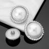 Abrigo de perla de diamante de alta gama con hebilla y botón de metal en forma de corazón, estilo Chanel, rompevientos, ropa de pijama, botones decorativos