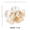 Botões de Punho para Noiva Estilo Antigo Pérola Artificial Flor Diamante Tartaruga Fivela Acessórios de Joalheria Botões de Roupa Botões Decorativos