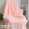Toalha com Padrão de Nuvem Toalha de Banho Secagem Rápida Touca Seca-Cabelo para Mulheres, Uso Doméstico, Absorvente, Não Solta Fiapos, Veludo Coral Espessado para Banho