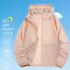 Roupas com Proteção Solar UPF50+ para Homens no Verão, Anti-UV, Seda Gelada, Secagem Rápida, Respirável, Com Capuz, Esportes ao Ar Livre, Pesca, Proteção Solar