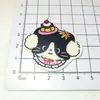 Insignia de Parche de Acrílico de Dibujos Animados Colgante Broche Pin de Bricolaje Accesorio para Baberos de Perro Mascota