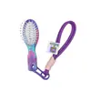 Conjunto de Presente Pente de Massagem com Almofada de Ar Personalizado, Pente de Presente para Mão, Pente com Topo de Caveira Fofo, Pente Oco Pente com Almofada de Ar