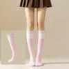 Calcetines de Navidad Transfronterizos de Tres Rayas a Media Pantorrilla para Mujer, Hasta la Rodilla, Calcetines Rayados, Calcetines Europeos y Americanos para Danza de Performance, Calcetines Jk para Pantorrilla