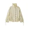 ZA comercio exterior transfronterizo artículo popular de ropa de mujer 2026 verano nuevo estilo europeo y americano moda suelta casual camisa a rayas para mujer
